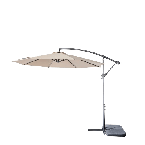 3M Round Garden cantilever Parasol Patio Umbrella