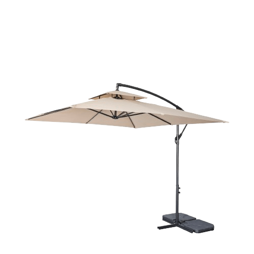 2.5M Square Garden Cantilever Umbrella