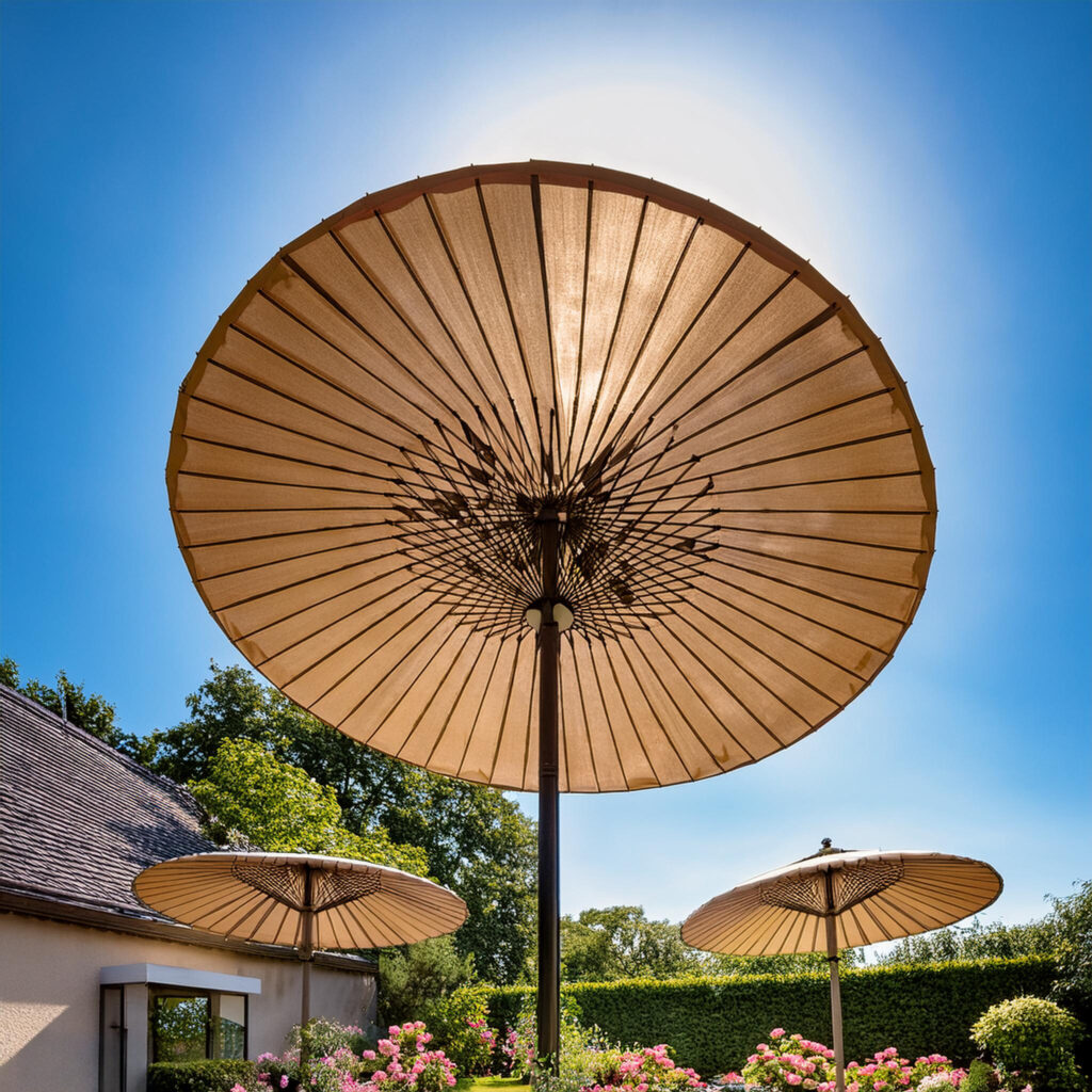  3M Round Garden Cantilever Parasol