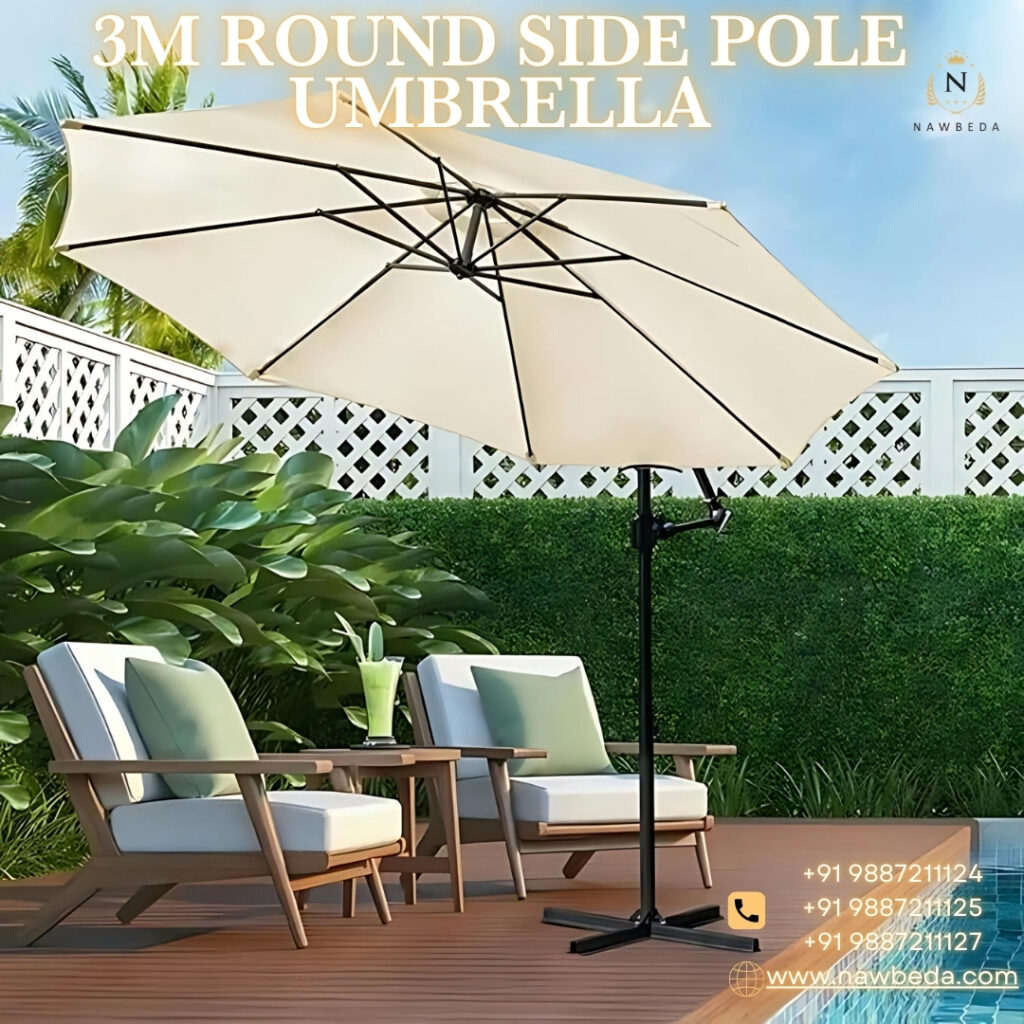 3M Round Side Pole Umbrella