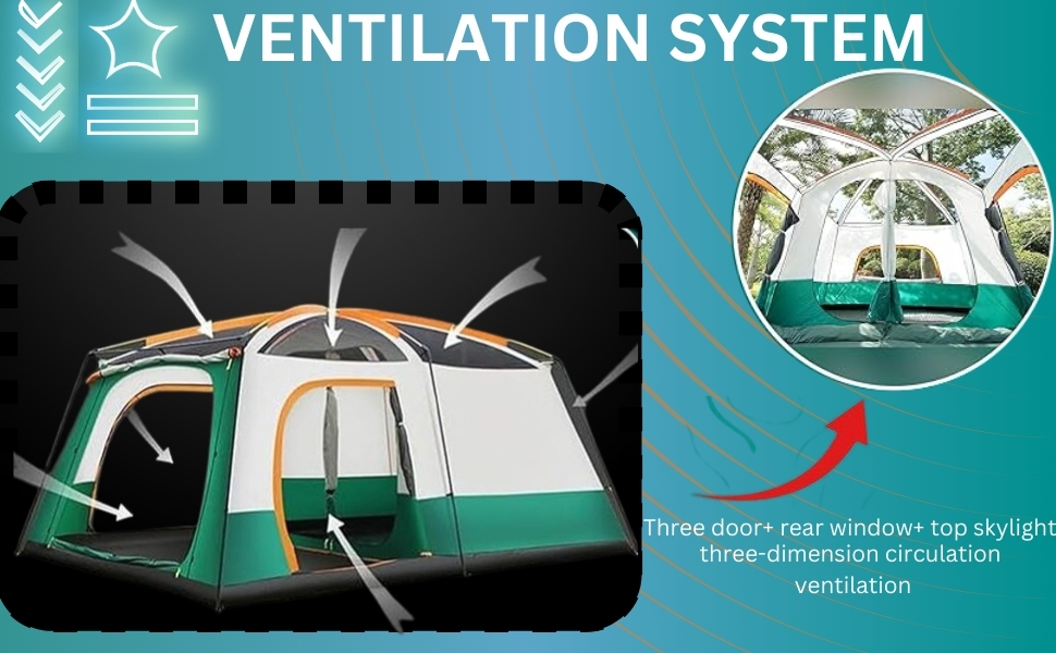 camping tents with ventilation