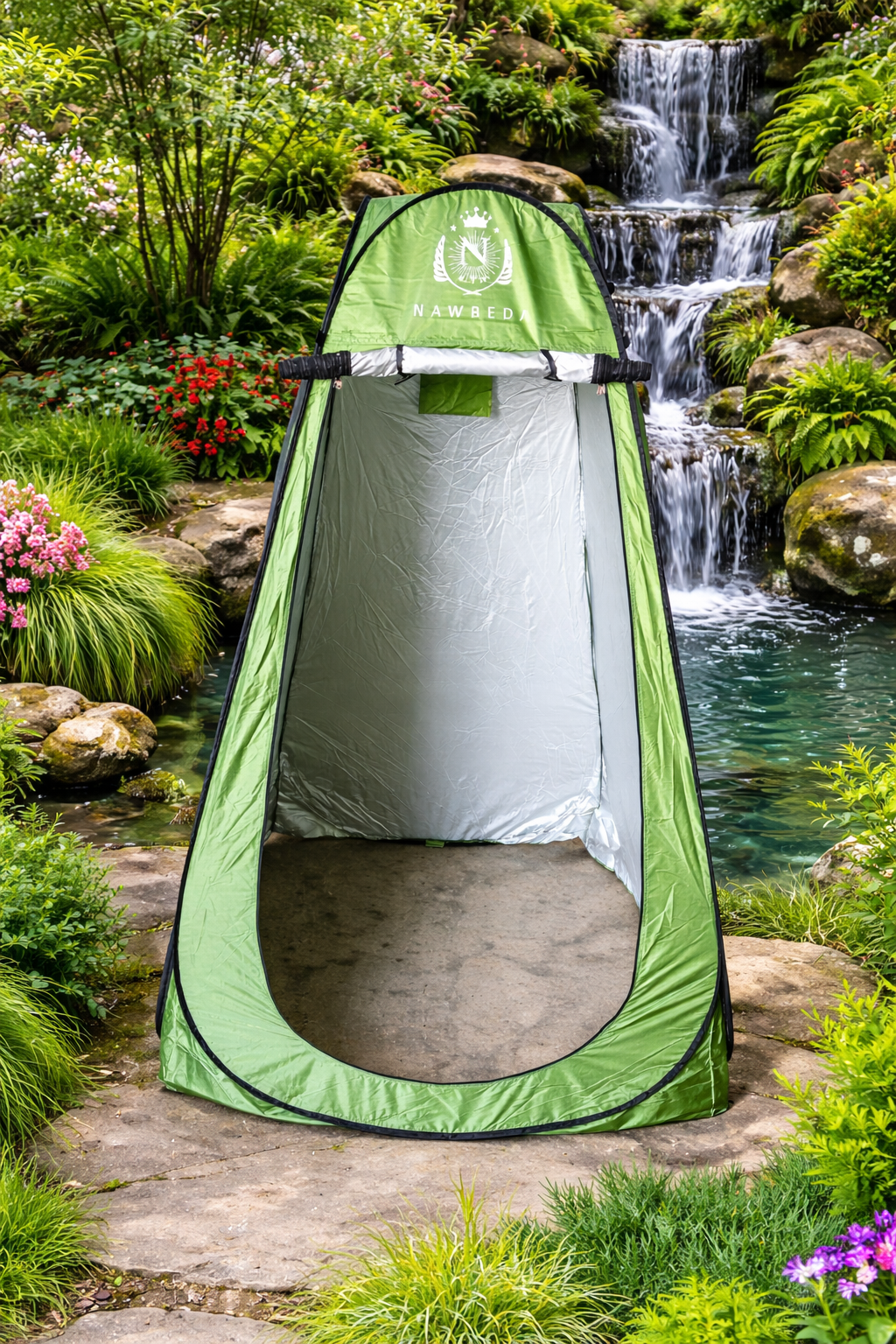 Toilet tent in outdoor