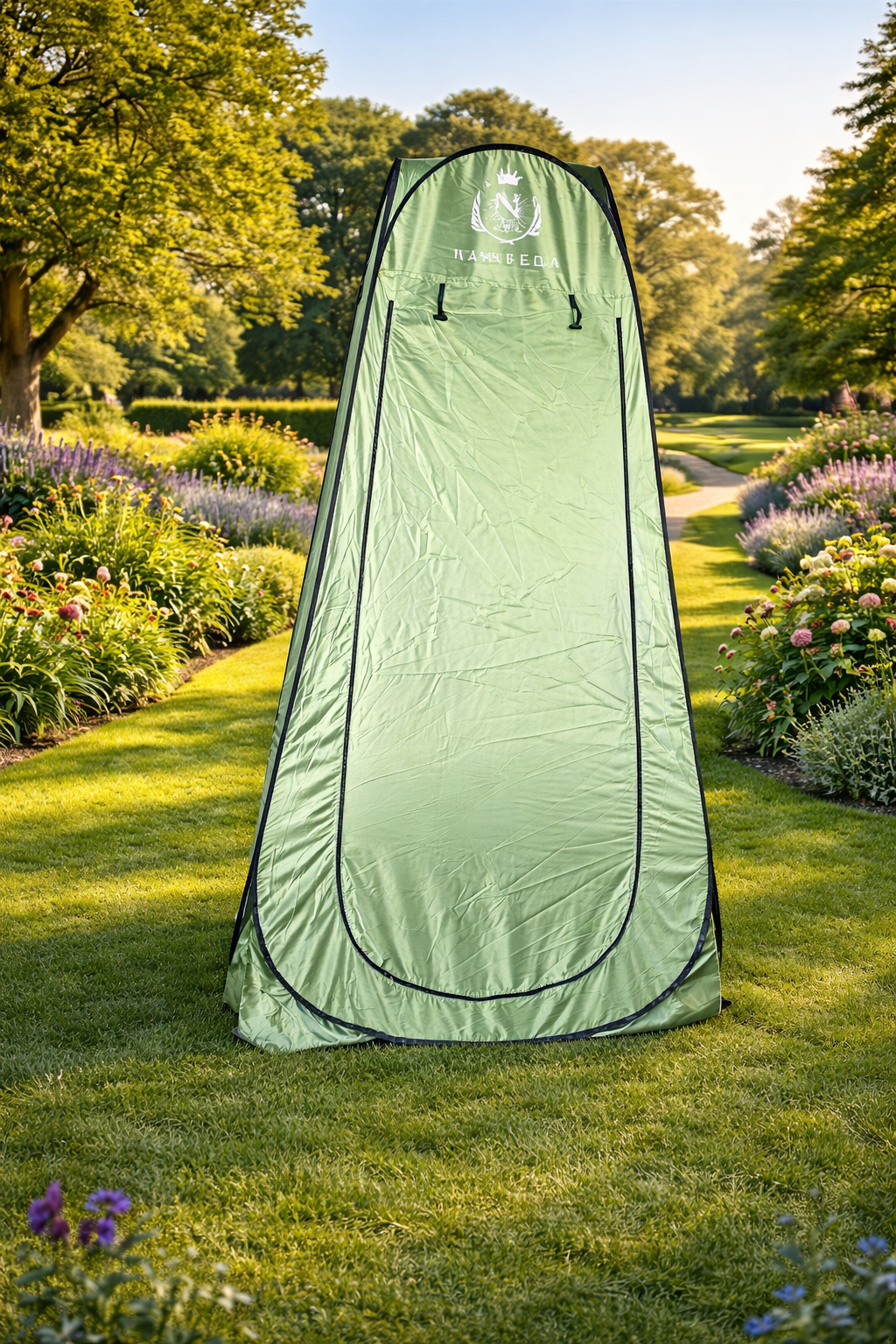 Toilet tent in picnic