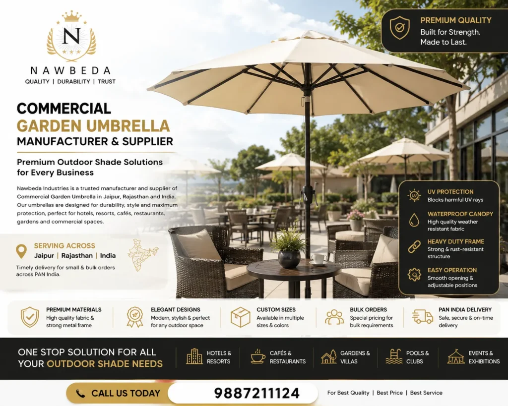 Heavy Duty Garden Umbrella