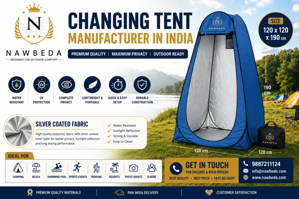 Changing Tent Manufacturer in India